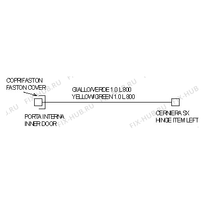 Дверка для электропосудомоечной машины Indesit C00281287 в гипермаркете Fix-Hub