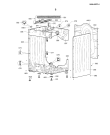 Схема №2 WA 6980 RE BK с изображением Гидрошланг для стиралки Whirlpool 480111104826