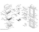 Схема №1 BD3057W3SN с изображением Крышка для холодильника Bosch 00748143