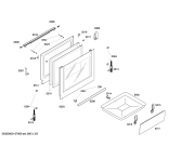 Схема №1 HL424220C с изображением Фронтальное стекло для духового шкафа Siemens 00247618