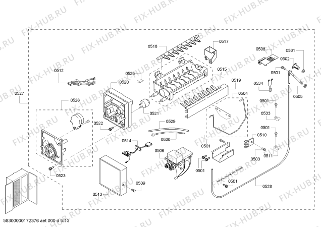 Схема №2 T42BR810NS с изображением Шарнир для посудомоечной машины Bosch 00629234