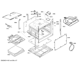Схема №1 HLN658020F с изображением Панель управления для плиты (духовки) Bosch 00669951