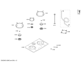 Схема №1 PBD7350M2 с изображением Дюза для плиты (духовки) Bosch 00610640