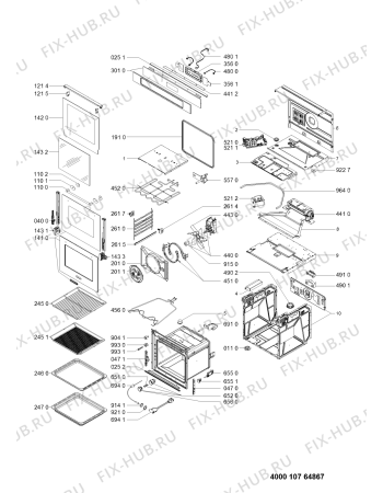 Схема №1 KOST70353 (F090984) с изображением Инструкция по эксплуатации для электропечи Indesit C00380869