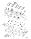 Схема №1 AKM 292 IX с изображением Затычка для плиты (духовки) Whirlpool 480121100349