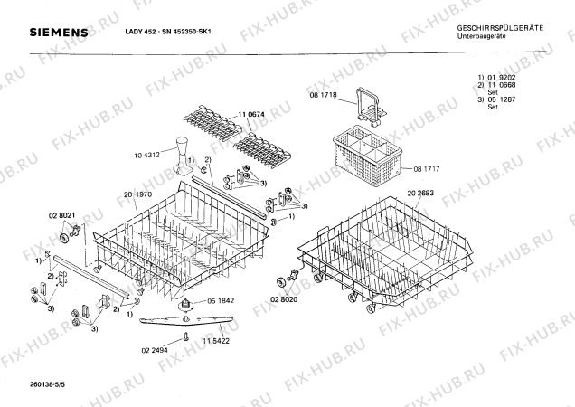 Схема №1 SN452350 с изображением Переключатель для посудомоечной машины Siemens 00055458