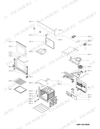 Схема №1 AKS141/01 IX с изображением Обшивка для электропечи Whirlpool 481060106841