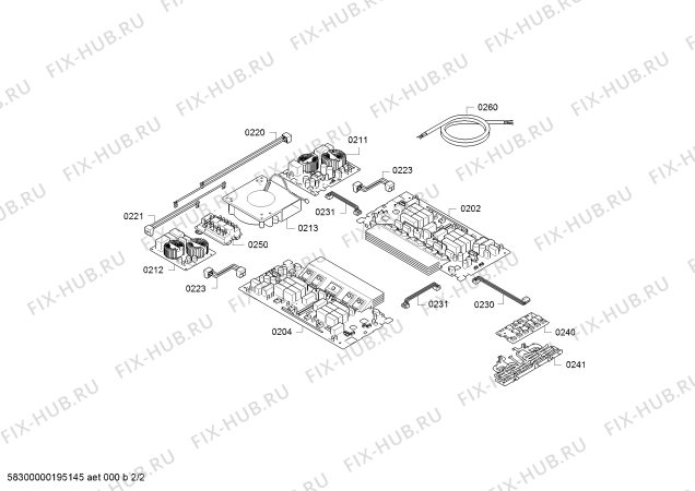 Схема №1 T46FB40X0 с изображением Стеклокерамика для плиты (духовки) Bosch 00775039
