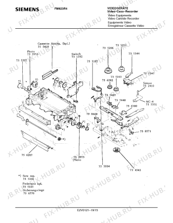 Схема №2 FM623R4 с изображением Инструкция по эксплуатации для телевизора Siemens 00530658