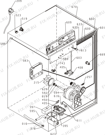 Взрыв-схема стиральной машины Gorenje D73225 (171505, SPK3) - Схема узла 03