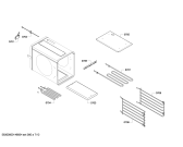 Схема №1 PRD484EEG с изображением Коллектор для плиты (духовки) Bosch 00144572