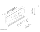 Схема №1 SMD85M64DE с изображением Передняя панель для посудомоечной машины Bosch 00744208