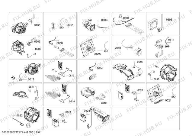 Взрыв-схема стиральной машины Bosch WDU286690W - Схема узла 06