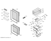 Схема №2 CBS70200 с изображением Дверь для холодильника Bosch 00689033