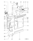 Схема №1 ADG 3966 WHM с изображением Панель для электропосудомоечной машины Whirlpool 481245370795