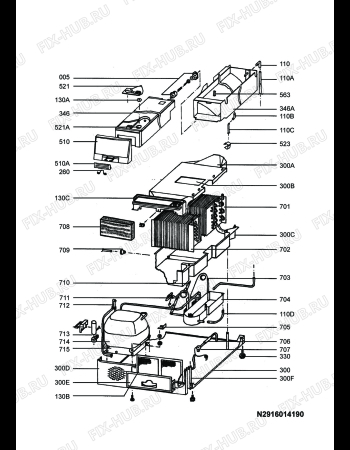 Схема №1 LTH8080WP с изображением Модуль (плата) для стиралки Aeg 8996471602723