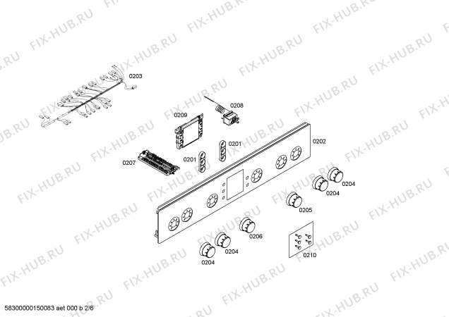 Схема №1 HGV745323Y с изображением Фронтальное стекло для плиты (духовки) Bosch 00710409