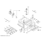 Схема №1 HB20AB550E с изображением Блок подключения для духового шкафа Bosch 00606680