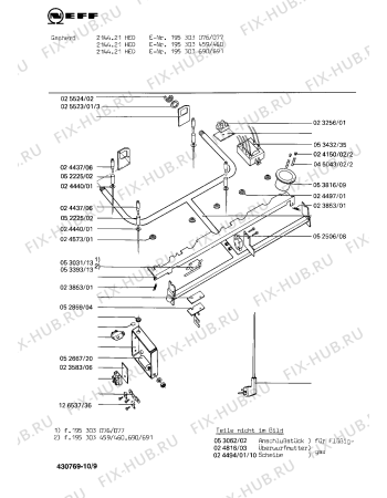 Схема №2 1321445101 2441/111ECSM с изображением Уплотнитель для духового шкафа Bosch 00052981