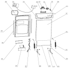 Схема №1 KS51110W (285545, WQP8-9239G) с изображением Сенсорная панель для посудомоечной машины Gorenje 307383