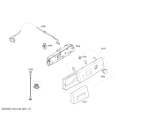 Схема №1 WTS84511 с изображением Панель управления для электросушки Bosch 00449991