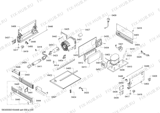 Схема №2 RF411700 с изображением Монтажный набор для холодильной камеры Bosch 00740472