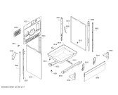 Схема №3 HCA857320F с изображением Стеклокерамика для плиты (духовки) Bosch 00714557