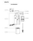 Схема №1 GVX20859/6W0 с изображением Двигатель (мотор) для электрокофеварки Krups SS-193303