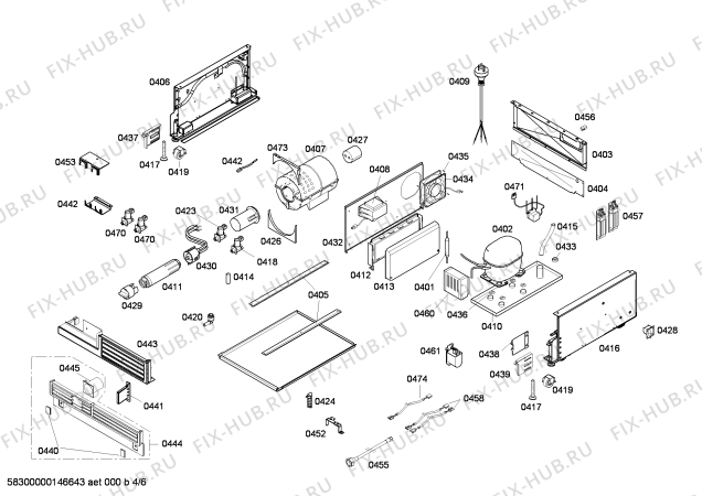 Схема №2 FID18M1IL5 с изображением Панель для холодильника Bosch 00702435