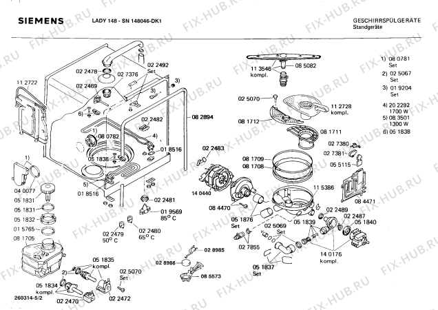 Схема №3 SN148035 с изображением Переключатель для посудомоечной машины Siemens 00056272