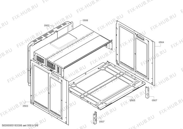 Схема №1 FRMA680 с изображением Панель управления для духового шкафа Bosch 11005291