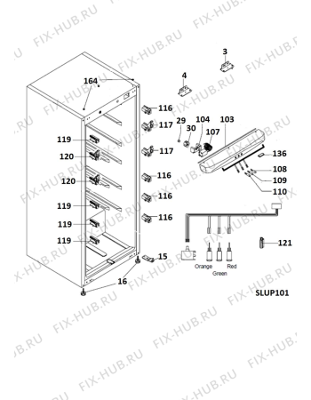 Схема №1 FZ1DS1701213 (F081928) с изображением Термостат для холодильника Indesit C00294843