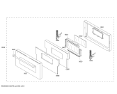Схема №1 PRG366US с изображением Распределитель для духового шкафа Bosch 00487211