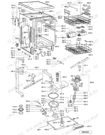 Схема №2 6ADP 2956 IXM с изображением Экран для посудомоечной машины Whirlpool 481244019968
