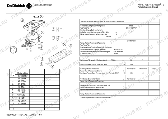 Схема №1 X5KCUDD410 с изображением Крышка для холодильника Bosch 00445392