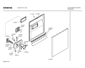 Схема №1 SE25241II с изображением Панель управления для посудомоечной машины Siemens 00365071
