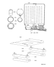 Схема №2 GS 4996 G/BL с изображением Обшивка для посудомоечной машины Whirlpool 481245210705