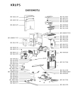 Схема №1 EA810840/70K с изображением Кабель для электрокофемашины Krups MS-8030000701