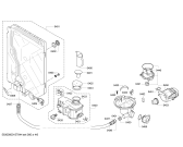 Схема №2 3VS570BA с изображением Передняя панель для электропосудомоечной машины Bosch 00678315