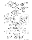 Схема №1 AWA 5958 с изображением Декоративная панель для стиральной машины Whirlpool 481245211929