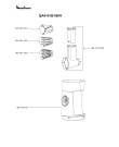 Схема №1 QA4081B1/6R1 с изображением Корпусная деталь для кухонного измельчителя Moulinex MS-650599
