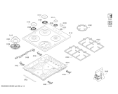 Схема №1 PBH615B9TA ENC.PBH615B9TA 3G+1W BO60R TIGER с изображением Форсунки для природного газа для плиты (духовки) Bosch 00626817