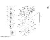 Схема №1 HGS5L53UC с изображением Крышка для плиты (духовки) Bosch 00676828