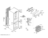 Схема №1 3KEL6652 с изображением Дверь для холодильной камеры Bosch 00246418