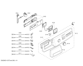 Схема №1 WXLP1264EE с изображением Панель управления для стиралки Siemens 00447541