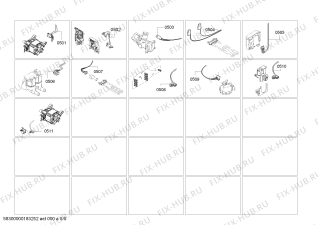 Схема №1 WAS284C00W Avantixx 8kg с изображением Ручка для стиральной машины Bosch 00757681