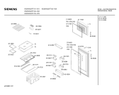 Схема №1 KS29V622 с изображением Дверь для холодильника Siemens 00239174