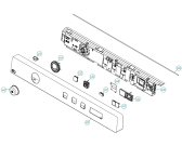 Схема №1 T754C SF   -White (365106, TD70.1) с изображением Декоративная панель для стиральной машины Gorenje 503131