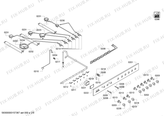 Схема №1 HSD776055N с изображением Фронтальное стекло для плиты (духовки) Bosch 00686986