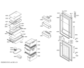 Схема №1 KGN36S53 с изображением Стеклянная полка для холодильника Bosch 00703030